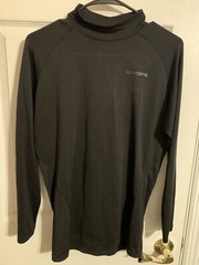 MENS SIZE LARGE DEVOPS BLACK L/S SHIRT