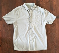 Under Armour Drift Tide 2.0 Fitted Short Sleeve Shirt Size Large Silica Green