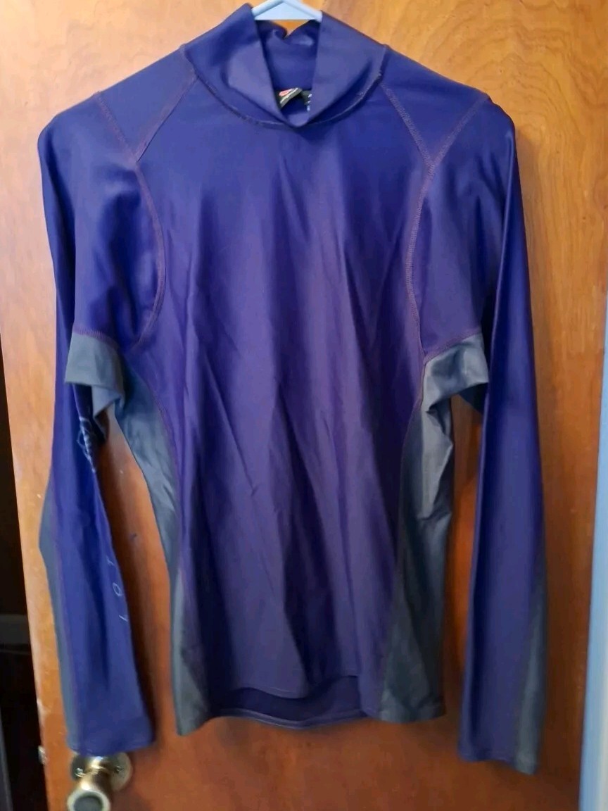 Patagonia Lotus Design Shirt Mens Med Purple Gray Kayaking Paddle Board USA gallery