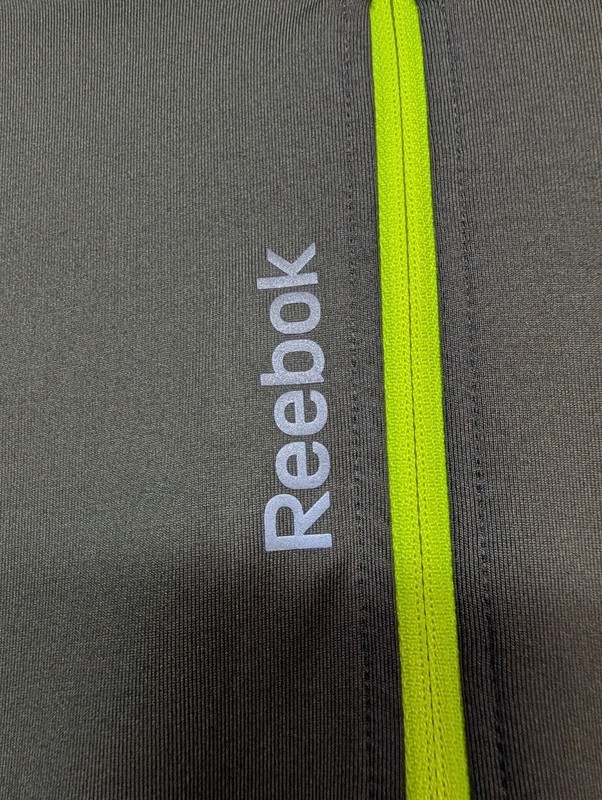 Reebok 1/4 Zip Mens 2XL Long Sleeve Pullover Green PlayDry Golf Sweater gallery