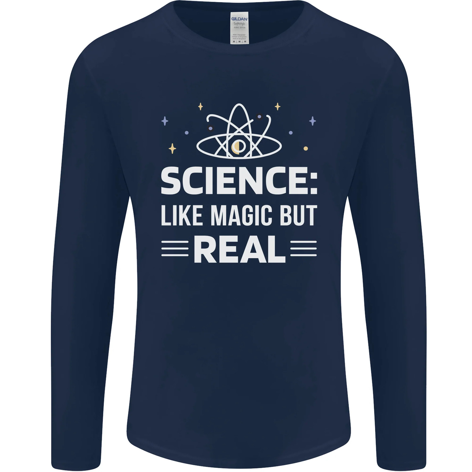 Science Like Magic But Real Funny Nerd Geek Mens Long Sleeve T-Shirt gallery
