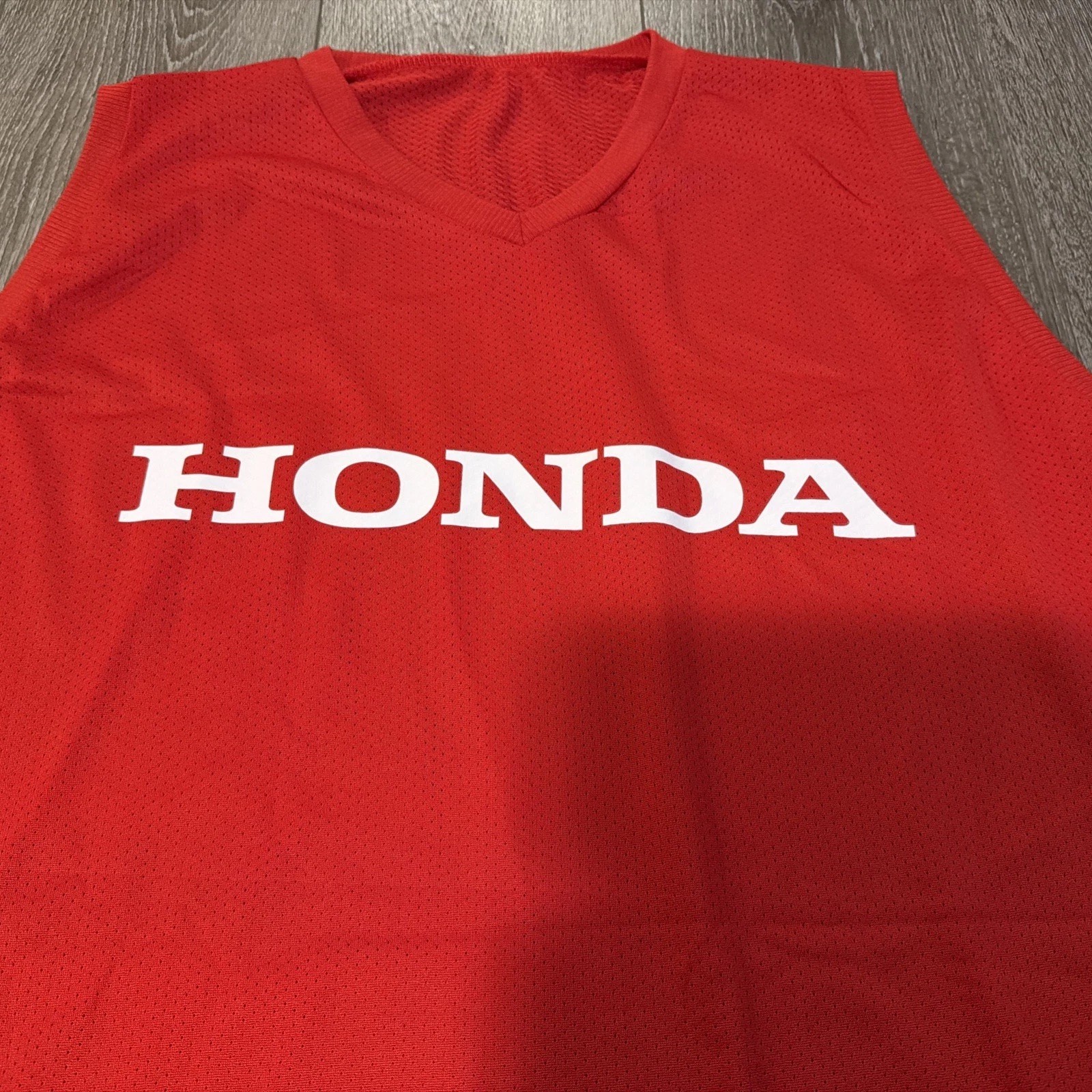 Vintage Never Used Honda Mesh Red Jersey “Not for Sale” (Size M) gallery