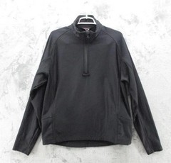 Tru-Spec Pullover Shirt Mens Medium Black 1/4 Zip Mock Neck Tactical Stretch