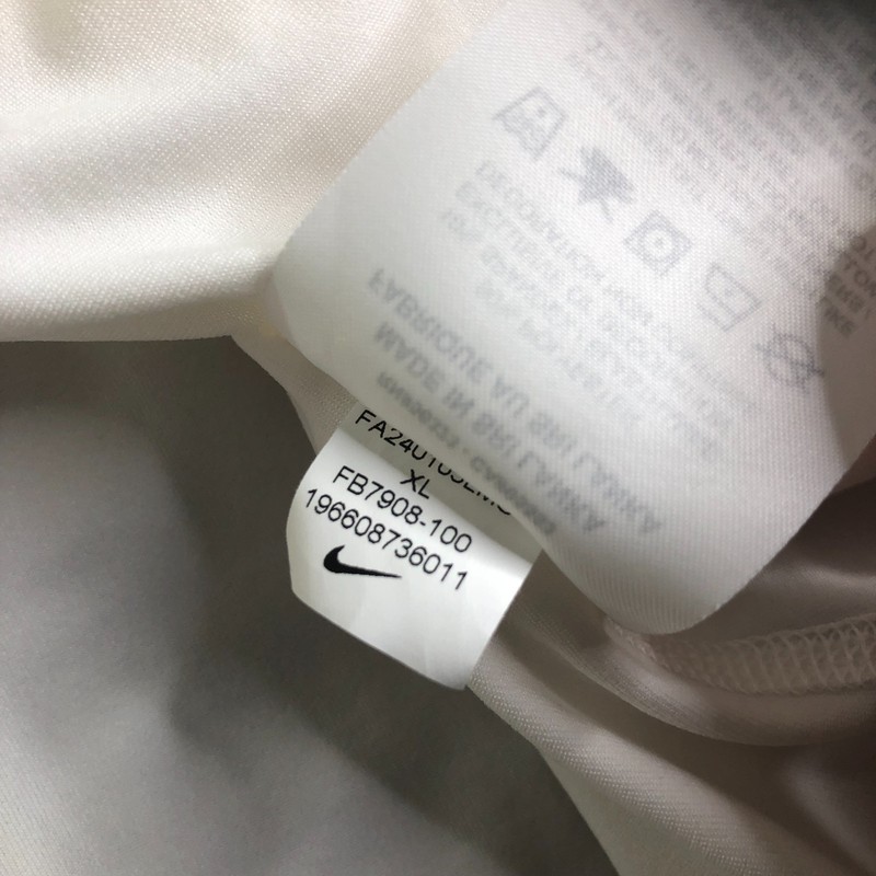 Nike Pro Shirt Mens XL White Fitted Compression Long Sleeve Gym Mock Neck Tight gallery