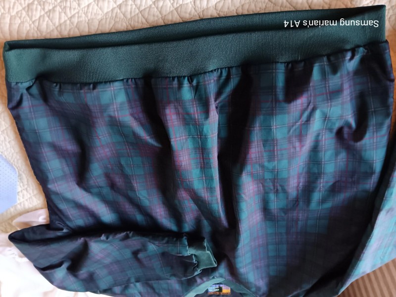 Mens Outdoor Pullover, Moisture Wicking, 2xl, Green Checkered, New Fully Lined gallery