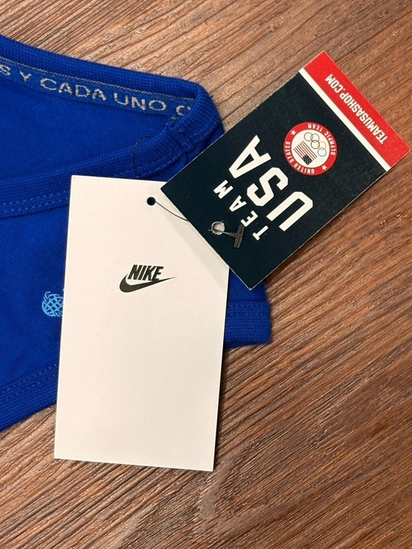 Nike USA Team Club Tank Top Men's Small Blue All Over Print FN0879-417 New Tags gallery