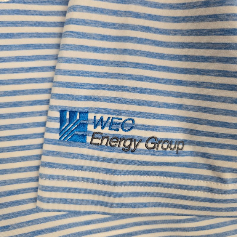 VINEYARD VINES PERFORMANCE New $110 Mens Polo Shirt Size XL Golf Blue Stripe gallery