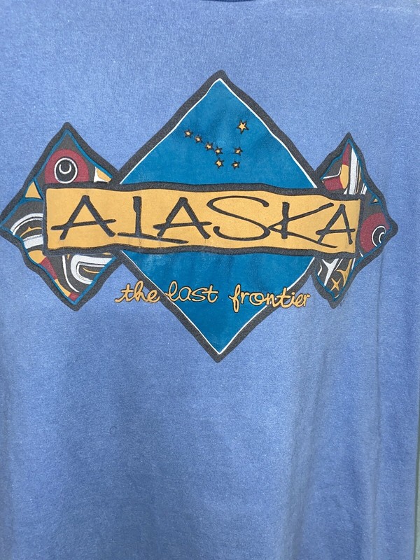 Vintage The North Face Alaska Last Frontier Short Sleeve Shirt Men's XL gallery