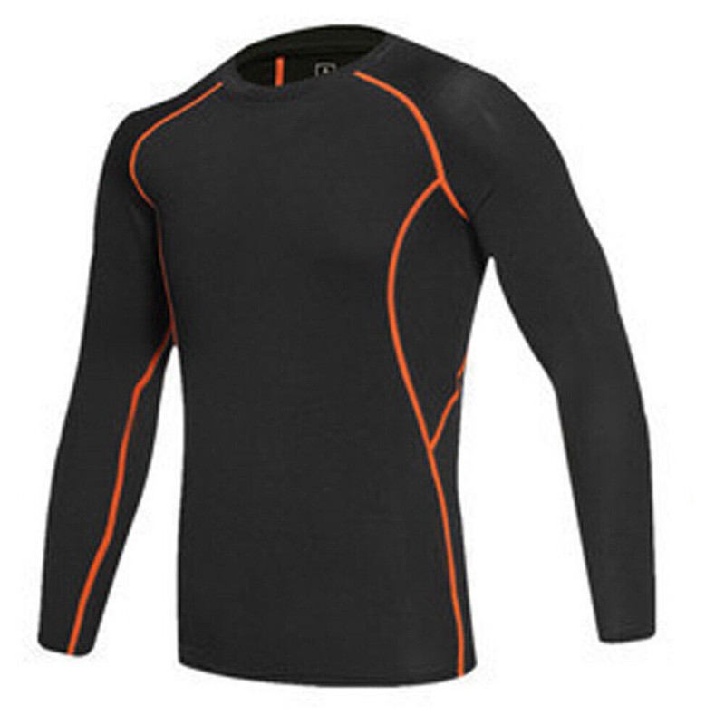 Mens Compression Base Layer Top + Leggings Pants Gym Set gallery