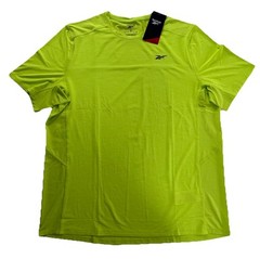Reebok Men’s ACTIVChill Vented Training Tee High Visibility Solid Laser Lime L