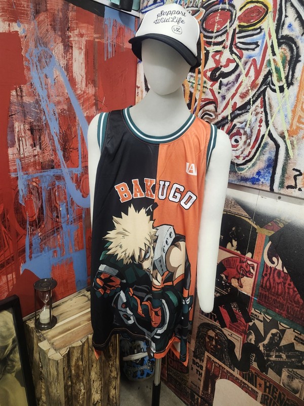 Bakugo My Hero Academia 2022 Basketball Jersey Xl gallery