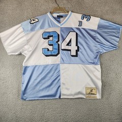 Vintage East II West Jersey Mens 2XL Blue White Dirty South 34 Y2K Football