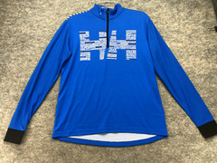 Helly Henson Shirt Mens Size Medium M Blue 1/4 Zip Wicking Cool Pullover HH Logo