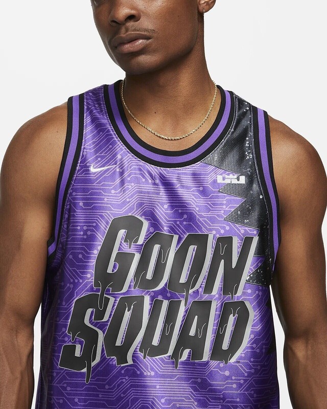 Men’s Medium - Nike LeBron Space Jam Goon Squad Basketball Jersey DJ3872-560 gallery