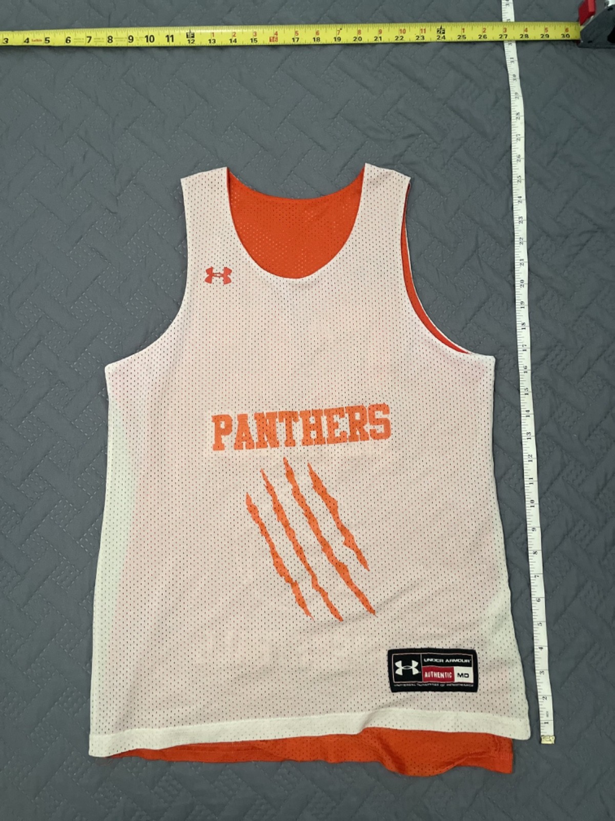 Under Armour Authentic Reversible orange white panthers Basketball Jersey sz MD gallery