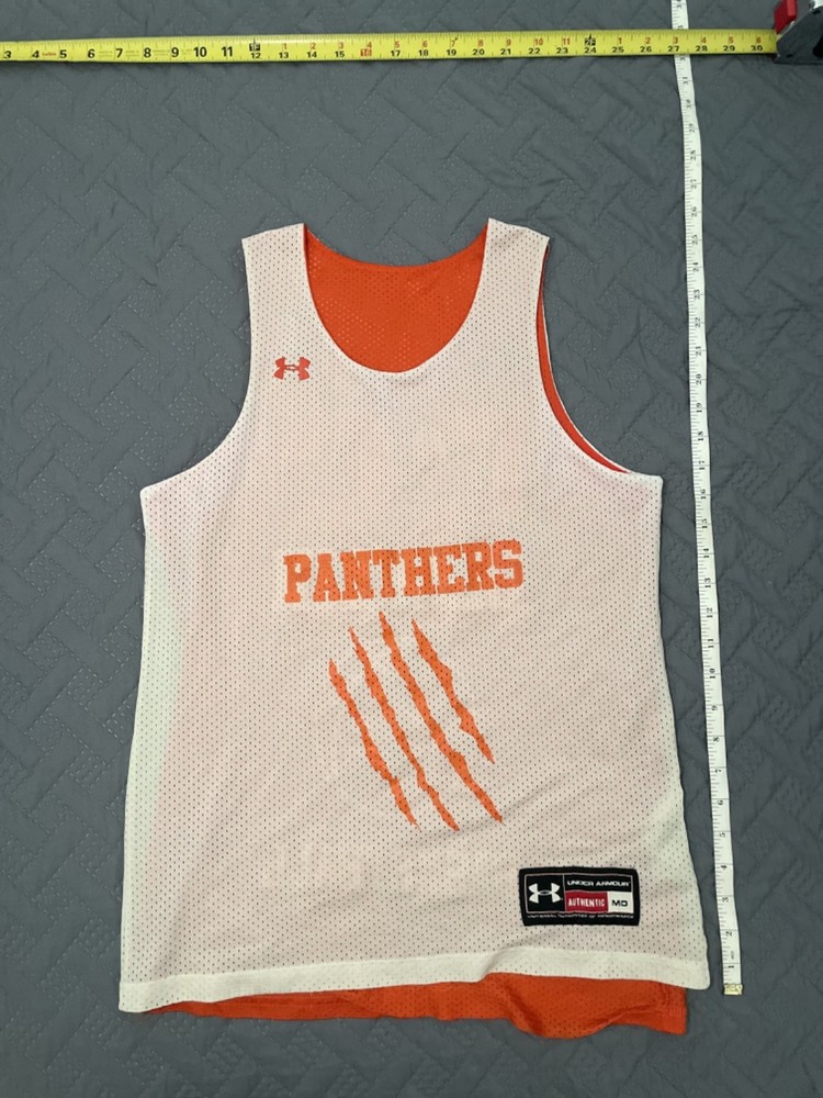 Under Armour Authentic Reversible orange white panthers Basketball Jersey sz MD
