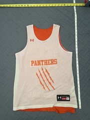 Under Armour Authentic Reversible orange white panthers Basketball Jersey sz MD