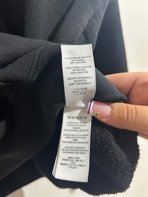 SUPREME WASHED OLD ENGLISH HOODIE BLACK SIZE XL PREOWNED gallery