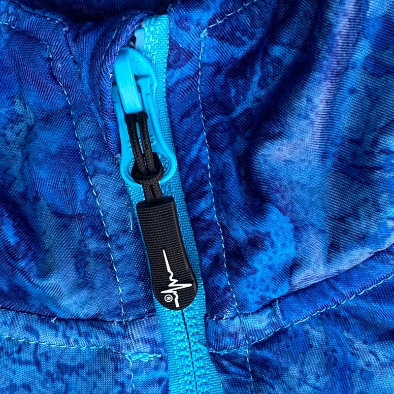 HABIT Solar Factor 1/4 Zip Light Pullover Windbreaker Men's S Small Blue gallery