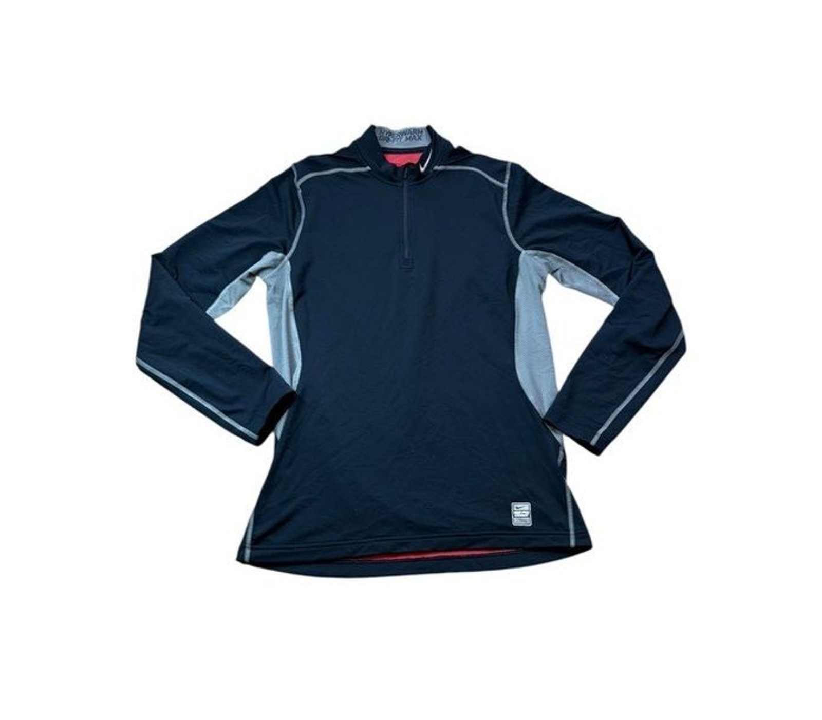 Nike Mens Size Medium Pro Combat Hyperwarm Dri-Fit Max 1/4 Zip Pullover Shirt gallery