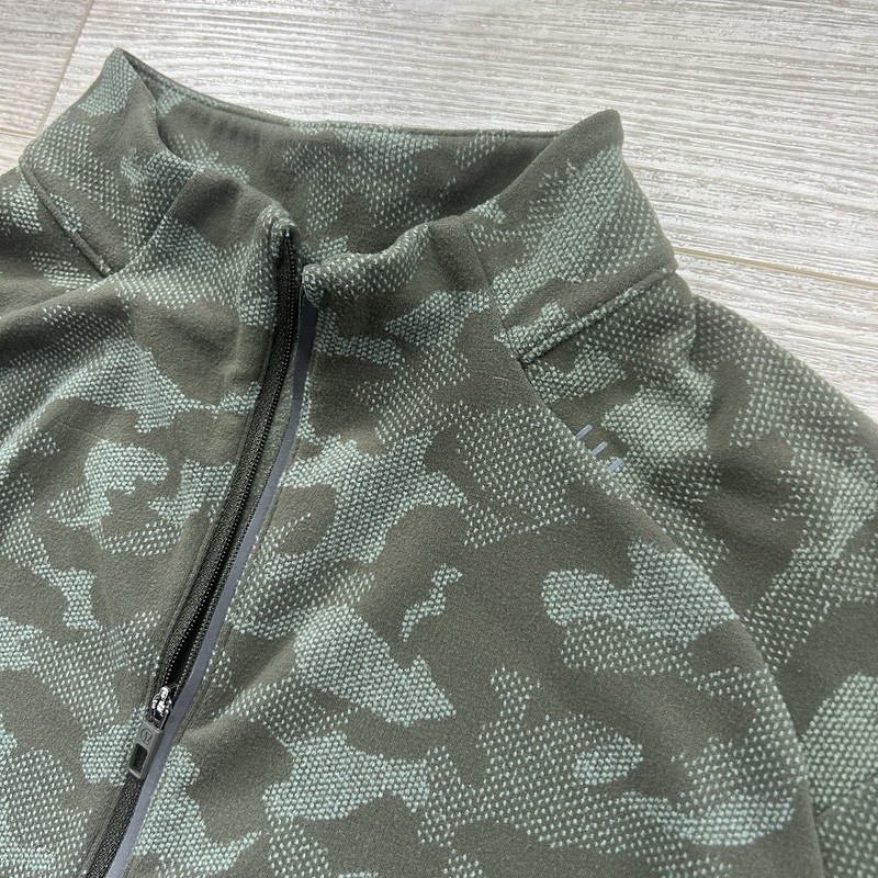 Lululemon Surge Warm 1/2 Zip Pullover Mens Large Camo Heritage Olive Sage gallery