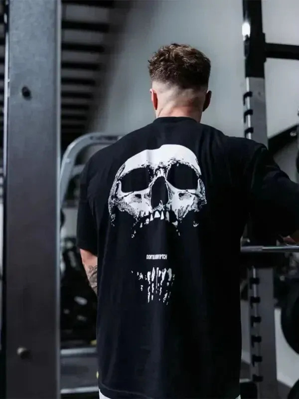 Mens Muscle Fitness Gym Street Top Oversize Shortsleeve T-shirt Running Outdoor gallery