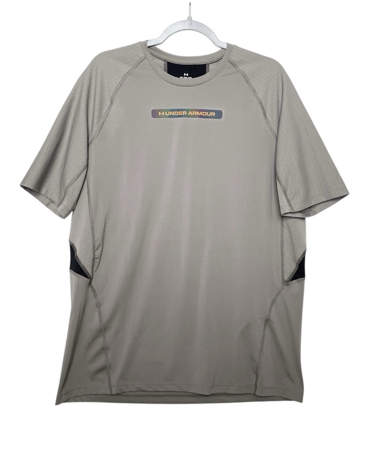 Under Armour UA RUSH SmartForm Short Sleeve T-Shirt Gray Men Size M 1379818 (A) gallery