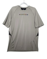 Under Armour UA RUSH SmartForm Short Sleeve T-Shirt Gray Men Size M 1379818 (A)