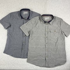 Lot of 2 Avalanche Shirt Mens Small Quick Dry Tech Shirt 4 Way Stretch