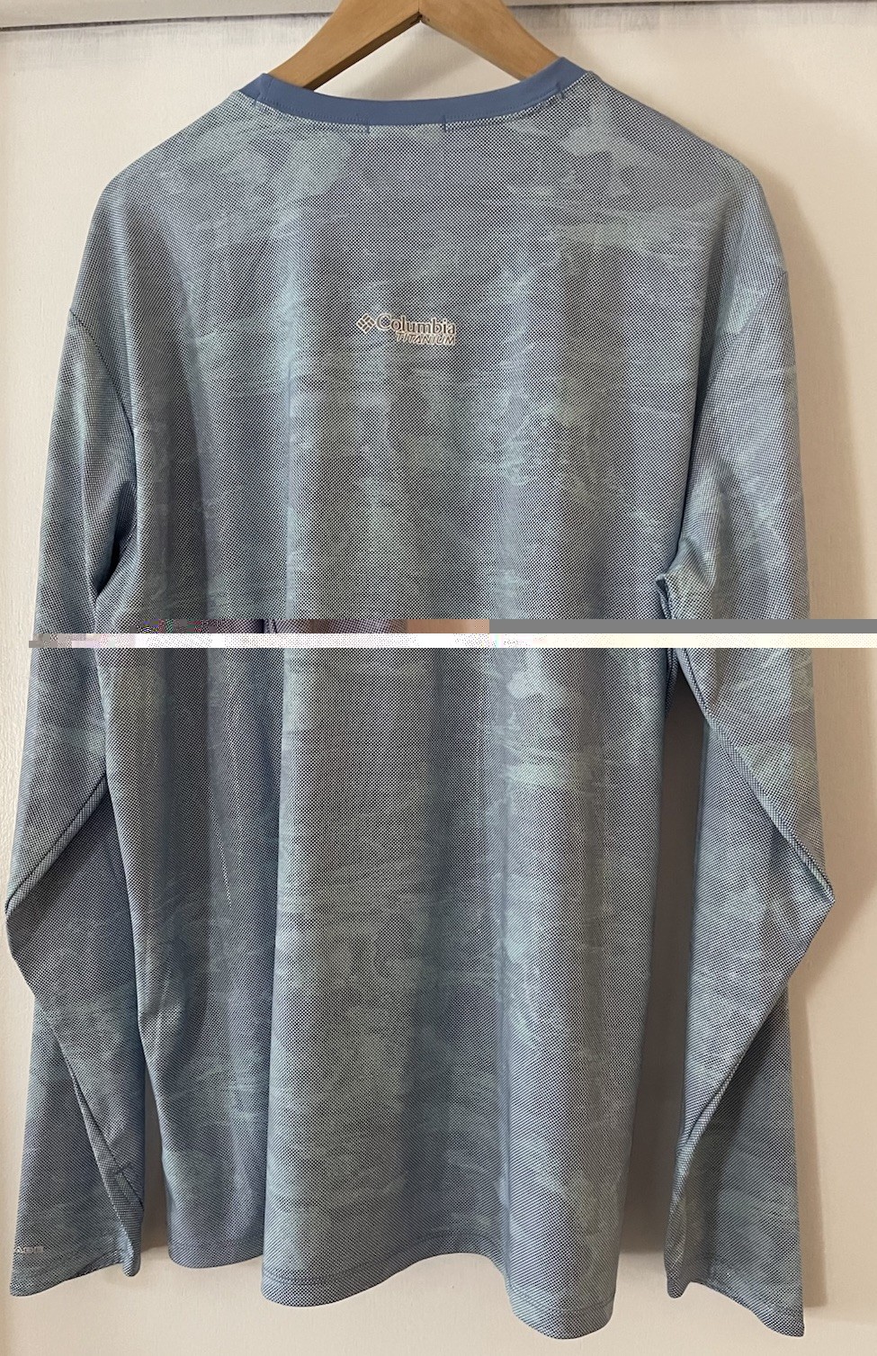 Men’s XL Columbia Titanium UPF 50 Sun Deflector Dots Shirt Omni Wick Omni Shade gallery