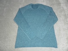 Lululemon Men’s XL Metal Vent Tech Long Sleeve Poseidon / Hydra Blue