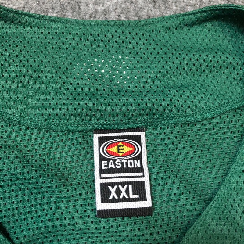 Easton Mens Jersey 2XL Green Blank Mesh Short Sleeve NWT gallery