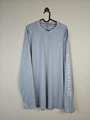Wrangler ATG Pullover Men’s XL Gray Performance Shirt UPF 50 Hiking Outdoor