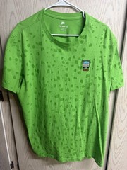 Nike Men’s Short Sleeve T-Shirt Green Safari Van Logo Size XXL fits XL