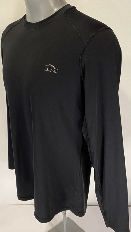 LL Bean Lightweight Base Layer L Large Long Sleeve T-Shirt Mens Performance Tee gallery