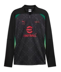 Size M- Puma ACM X OFF-WHITE PREMATCH 1/4-ZIP Long Sleeve Top 783006-04
