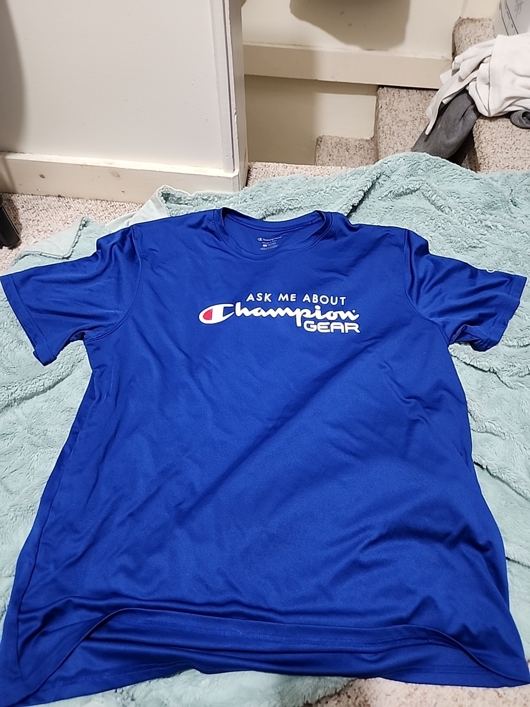 Champion Gear Double Dry Tee With Sports Authority Logo XL gallery
