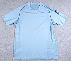 Lululemon Tech T-Shirt Blue No Size Tag Material Tags
