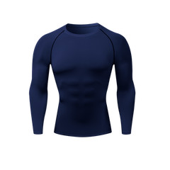 Compression Shirts Men’s Rashguard Quick Dry Gym Fitness Shirts Spring Beach Sur