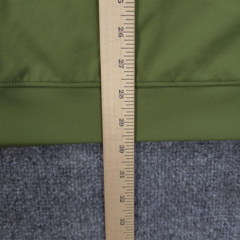 Waggle Shirt Mens 2XL Green 1/4 Zip Performance Golf Pullover Deer Logo Stretch gallery