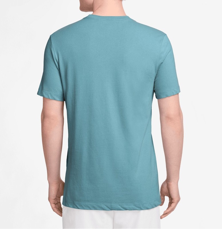 Nike Court Rafa Nadal Tennis Dri-FIT T-Shirt Demin Turquoise Size M HJ0528-464 gallery