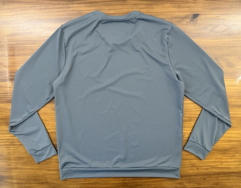 Rhone Essentials Performance Long Sleeve Crew Shirt Men's Medium Gray Excellent! gallery