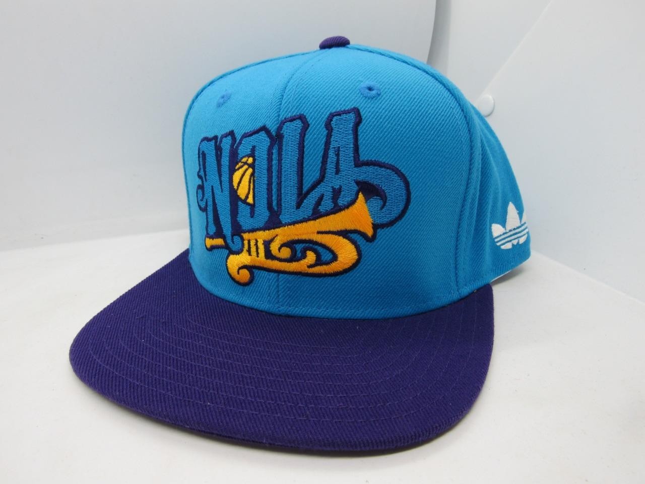 1988 New Orleans NOLA Pelicans Mens Size OSFA Adidas Snapback Flatbrim Hat $24 gallery