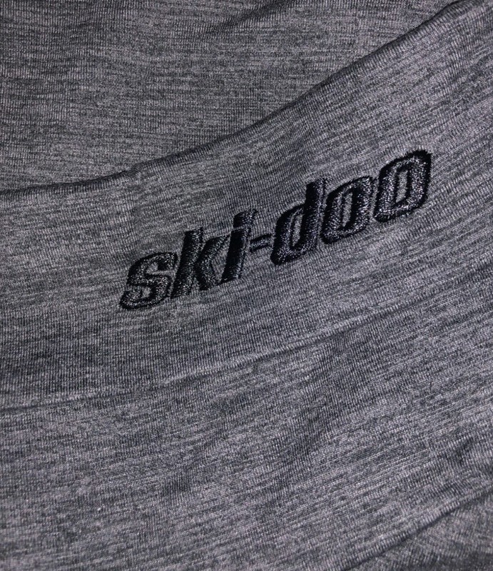 Ski-Doo NWT Men's Turtleneck Long Sleeve Shirt Heather Gray Moisture Wicking - M gallery