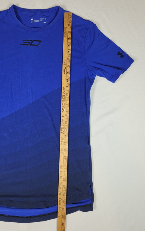 Under Armour x Steph Curry Shirt Mens S Blue Basketball SC gallery