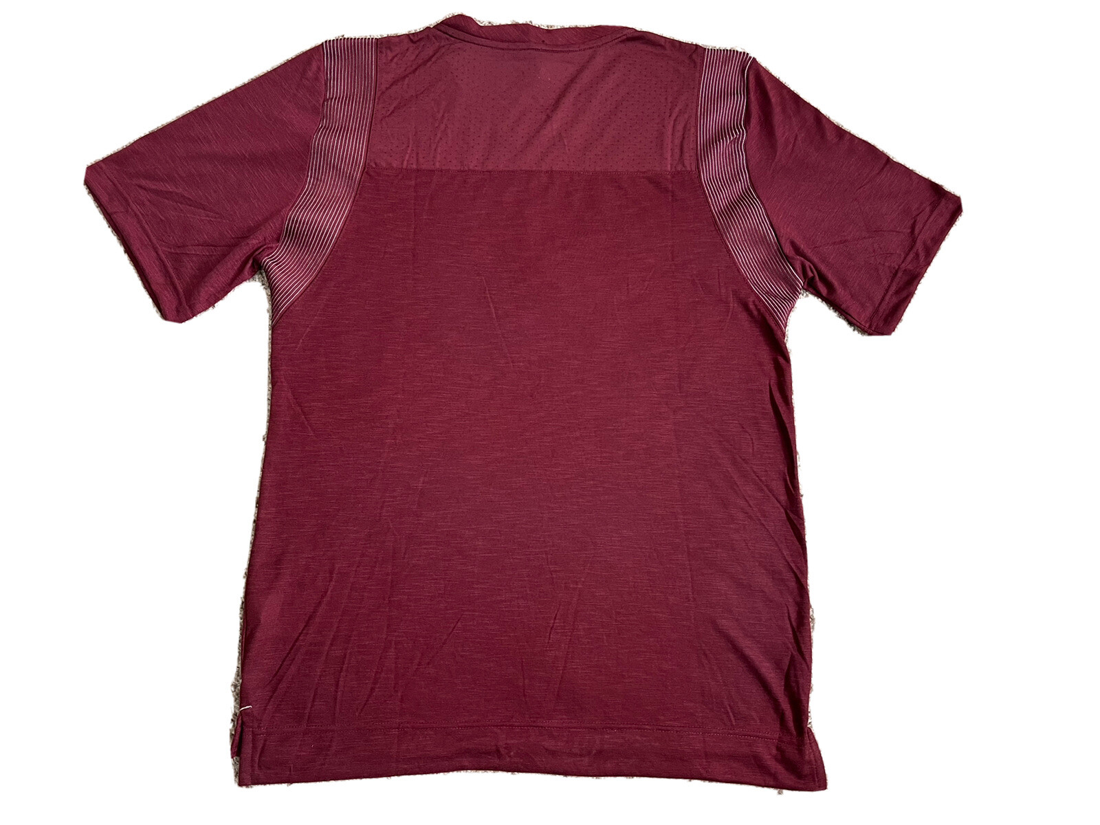Nike Mens Large Dri-FIT Team Player Short Sleeve Crew Shirt Maroon CW3539-669 gallery
