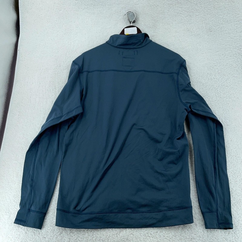Warroad 1/4 Zip Pullover Mens Large Blue Long Sleeve North American PHL Hockey gallery