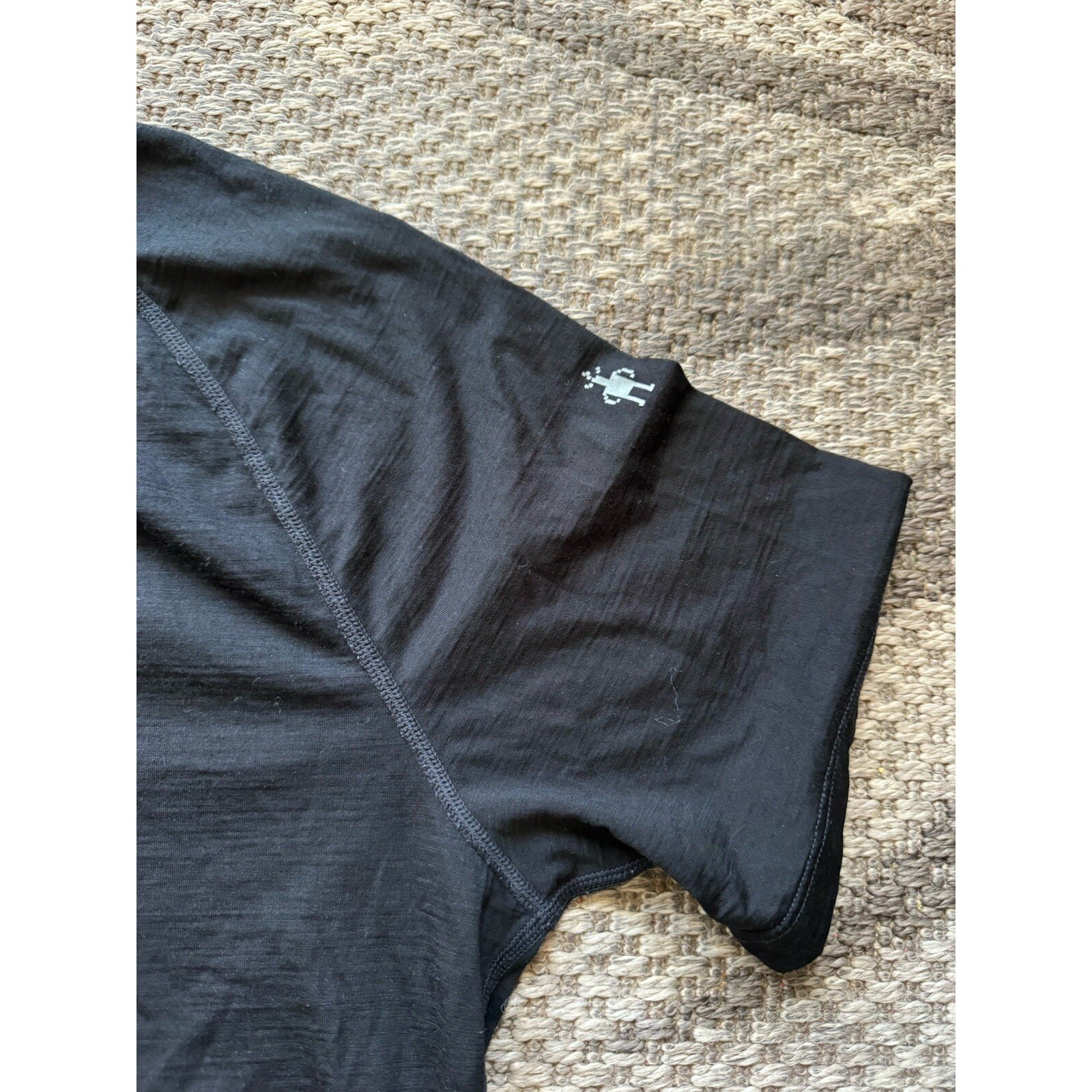 Smartwool Merino 150 Blac Base Layer Casual Crew Shirt Mens MED Short Sleeve $89 gallery