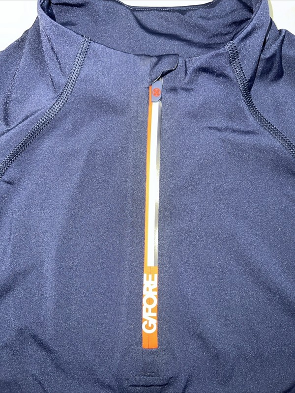 GFORE Men’s TECH NYLON OPS QUARTER ZIP TAILORED FIT BASE LAYER Small S Navy Blue gallery