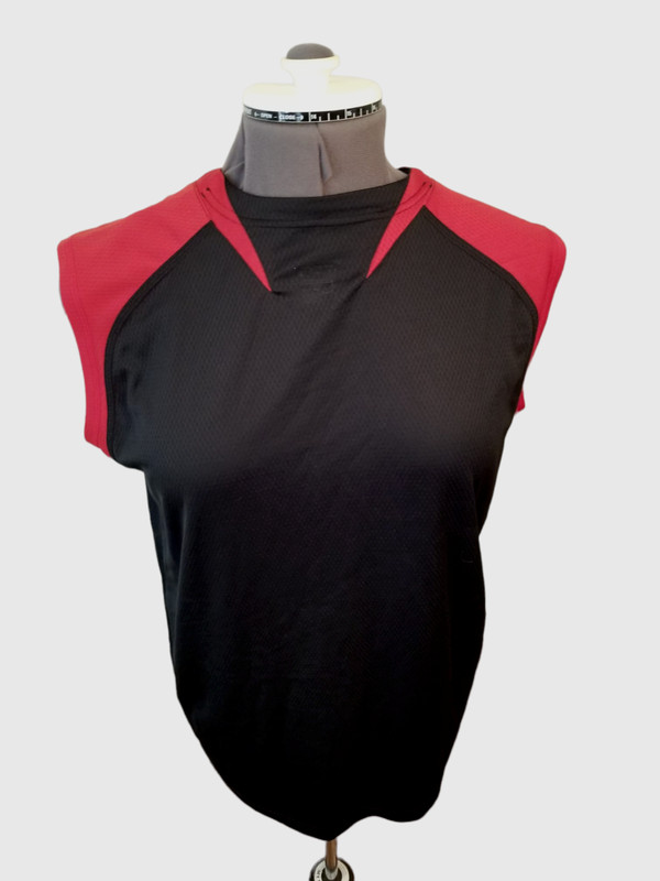 Nike Performance Black Red Men's Shirt Sleeveless Athletic Size Large Length 29 gallery